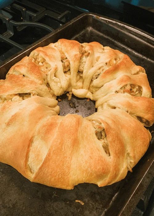 crescent roll taco ring