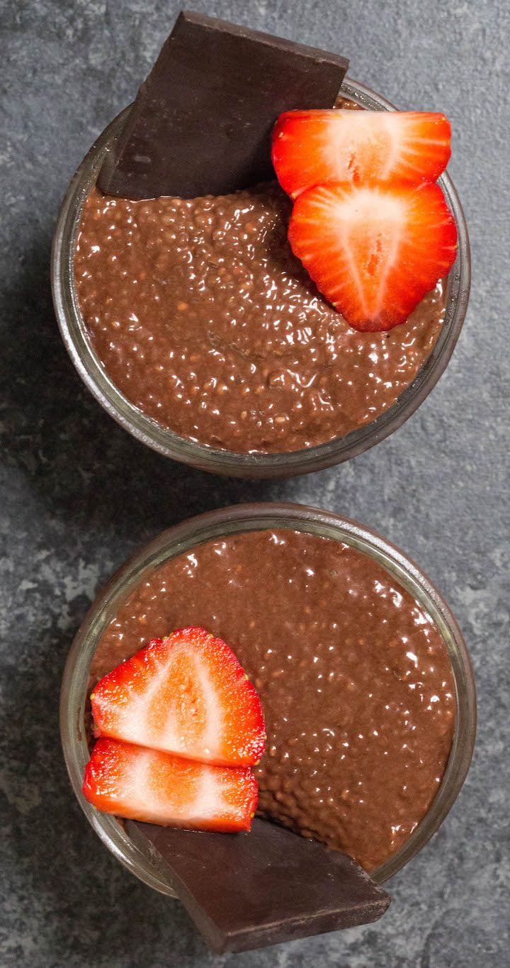 chocolate chia seed pudding