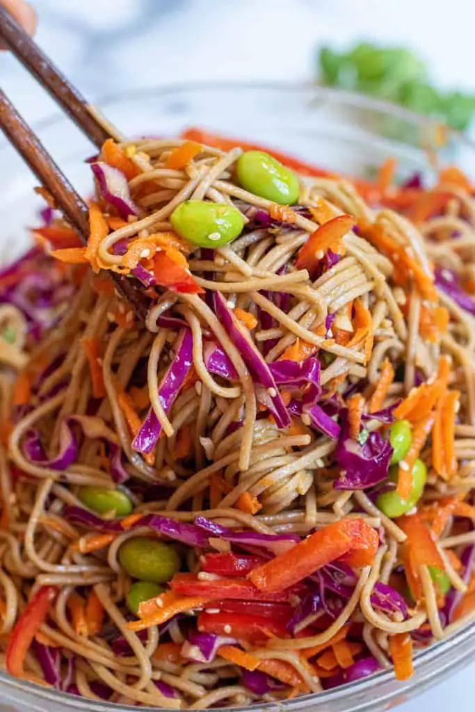 sesame soba noodle salad