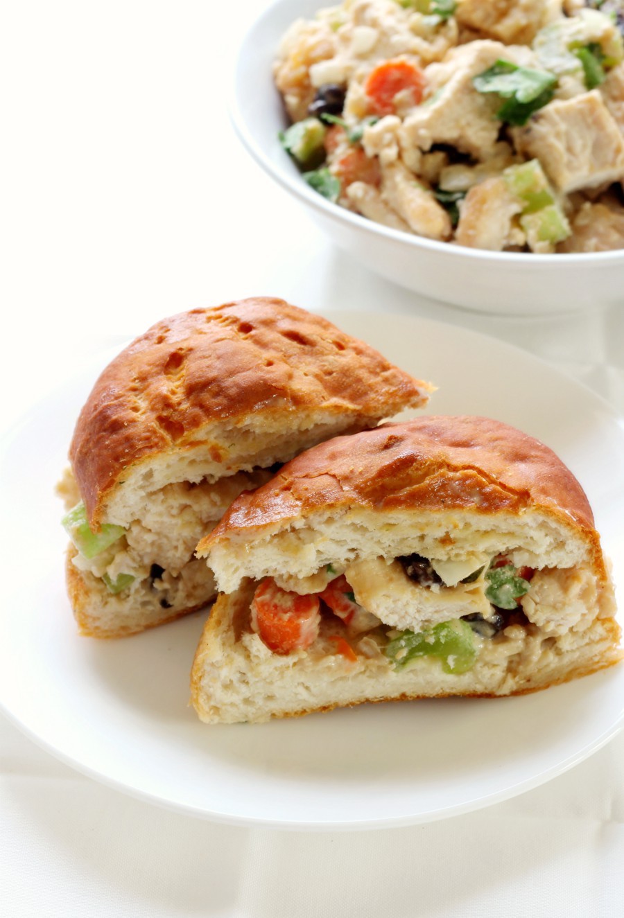 tahini chicken salad