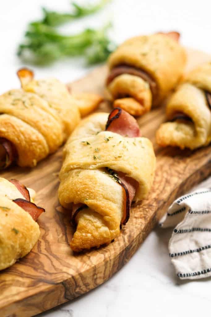 ham and cheese crescent roll ups