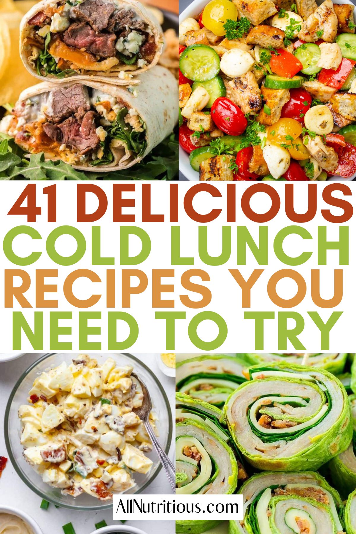 Healthy Cold Lunch Ideas For Kids or Work