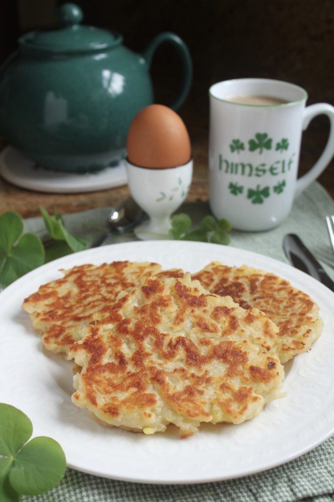 Irish potato pancakes