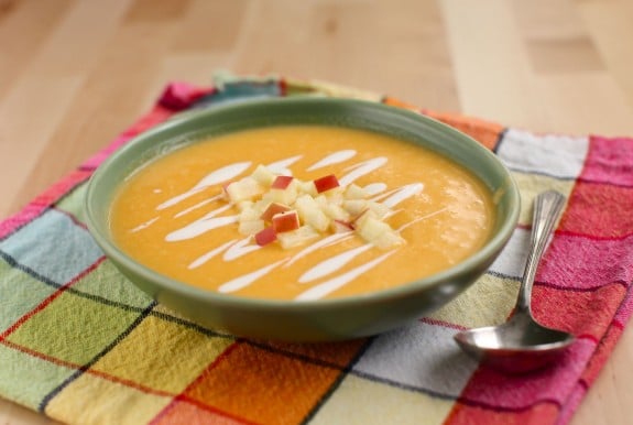 butternut squash and apple soup