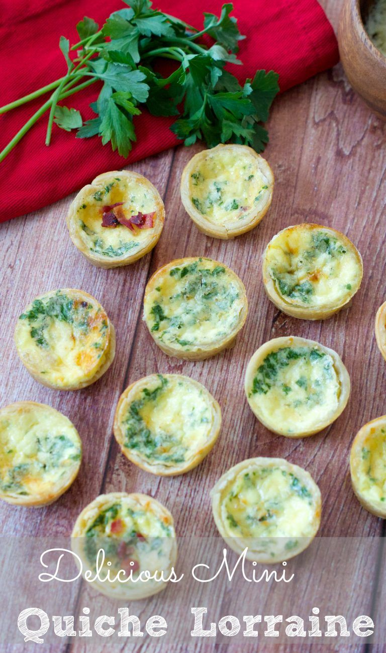 mini quiche lorraine