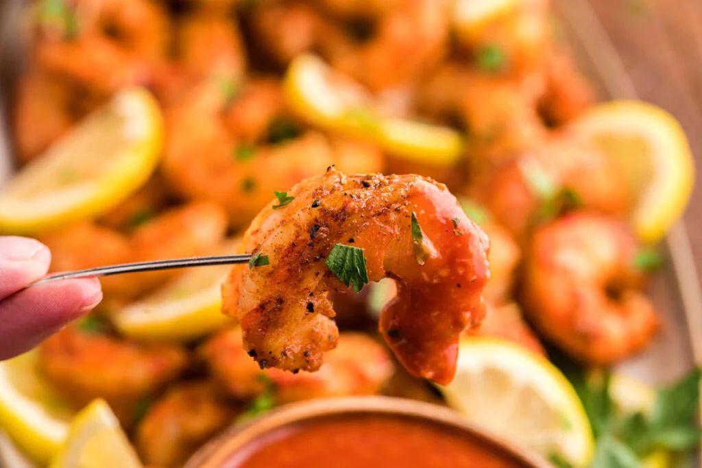 smoked spice shrimp