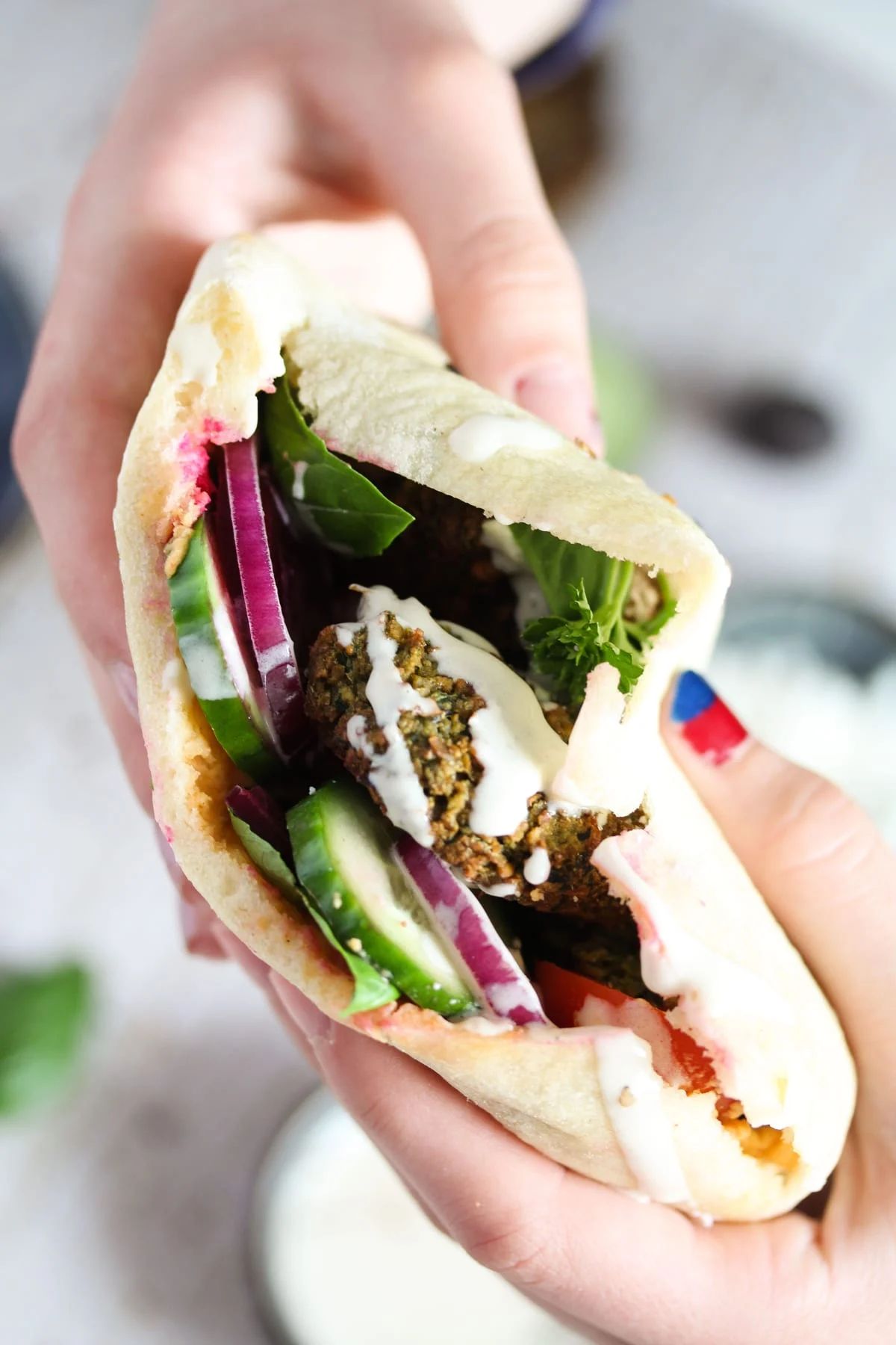 falafel sandwich