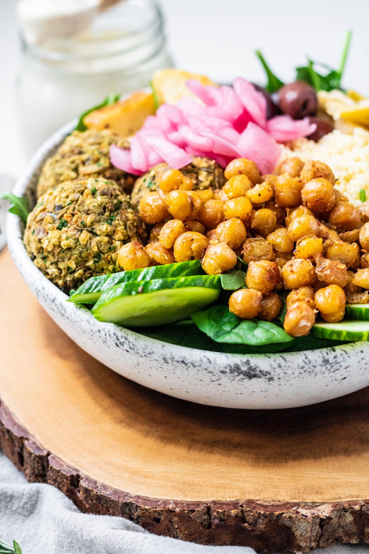 Mediterranean grain bowl