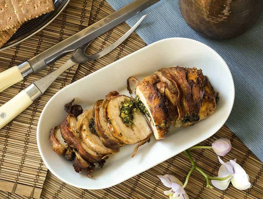 keto bacon wrapped chicken breast