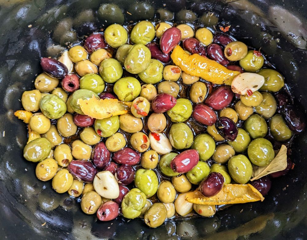 marinated olives