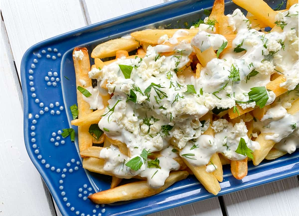 Greek feta fries