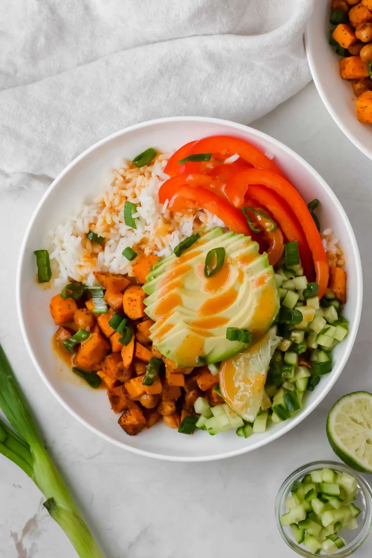 vegan rice bowl