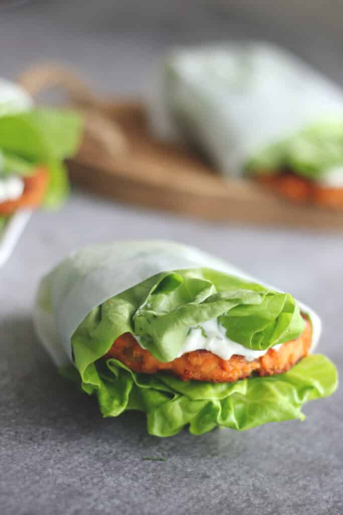 keto salmon burger