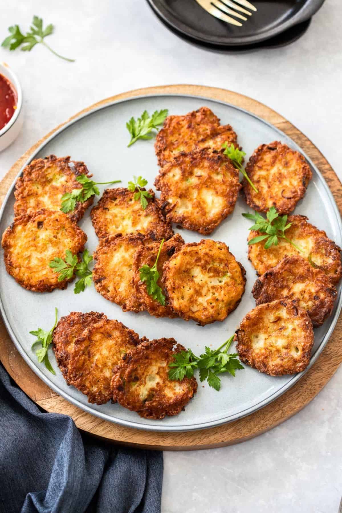 crispy onion fritters