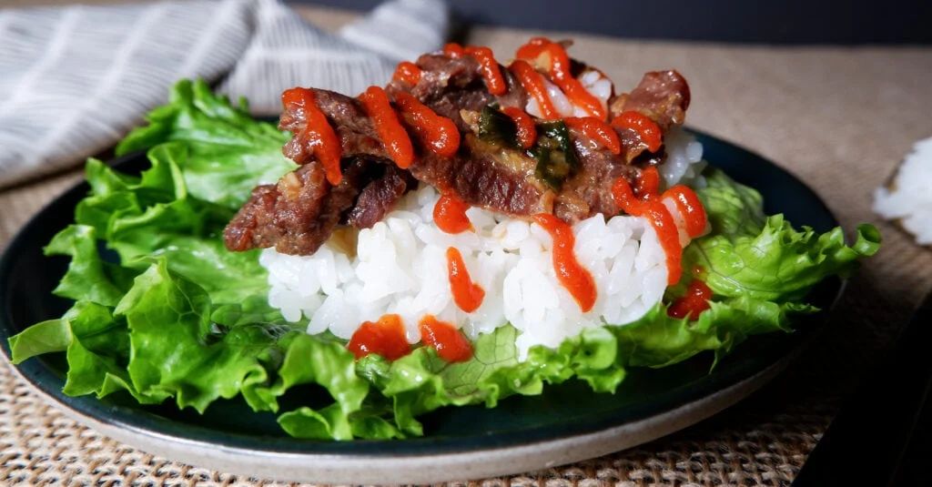 venison bulgogi lettuce wraps