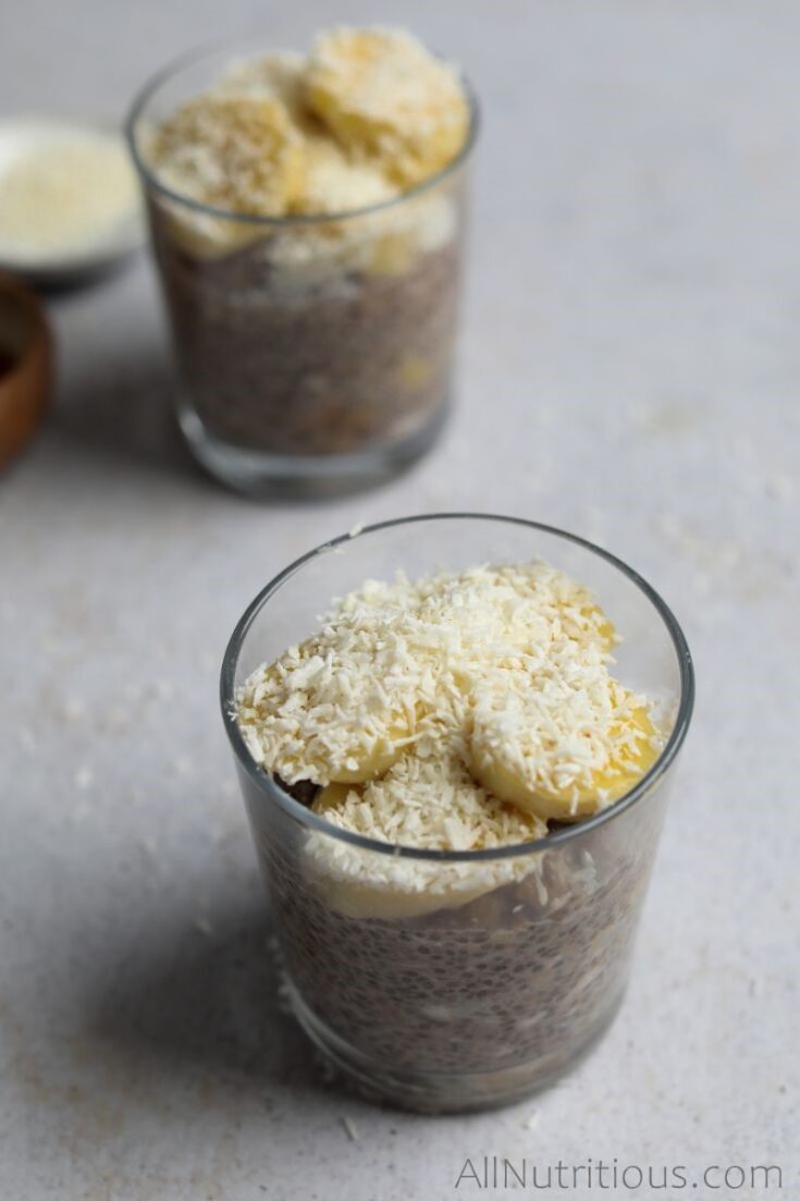 banana chia pudding