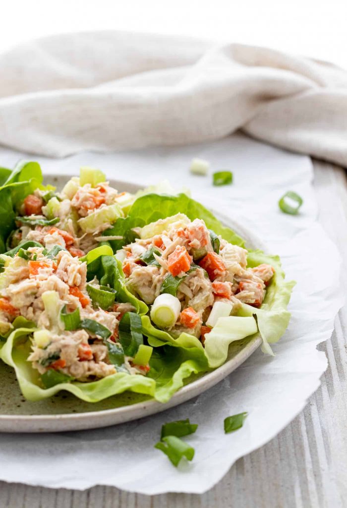 tuna lettuce wraps