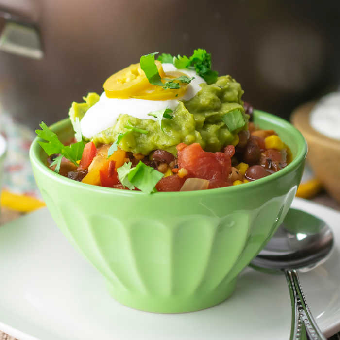 chipotle veggie chili