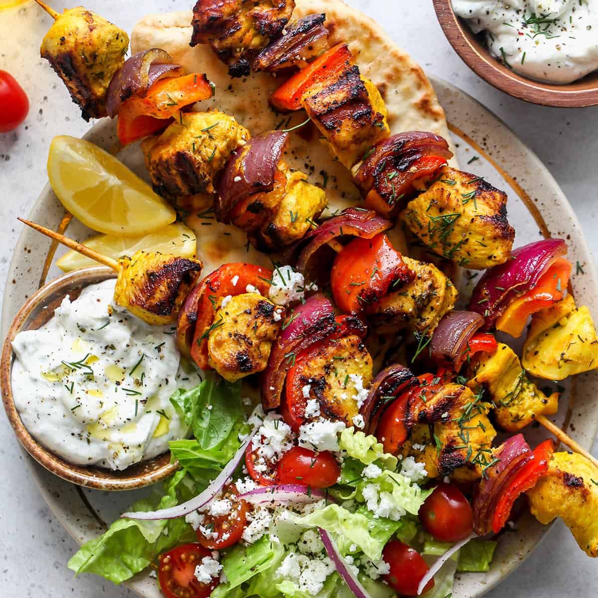 chicken kebabs