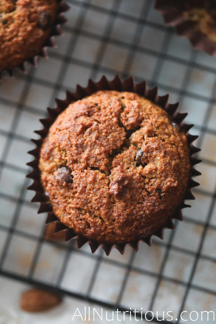 almond flour banana muffins