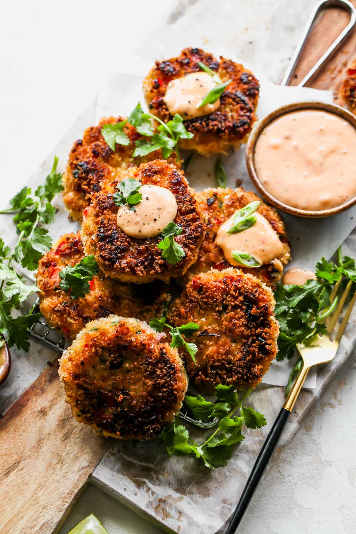 Thai shrimp cakes