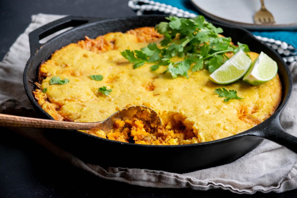 chorizo cornbread casserole