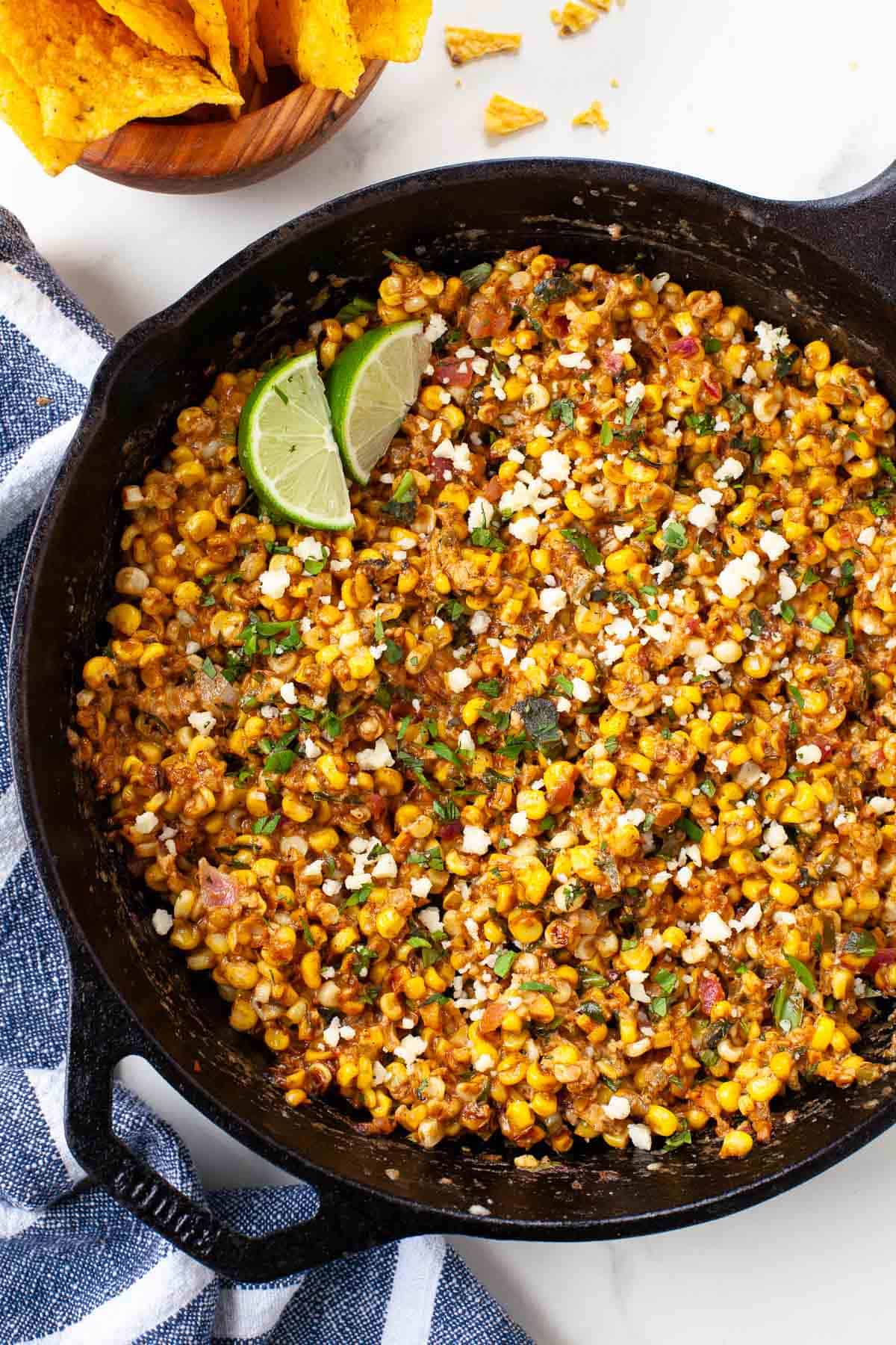 Mexican street corn dip