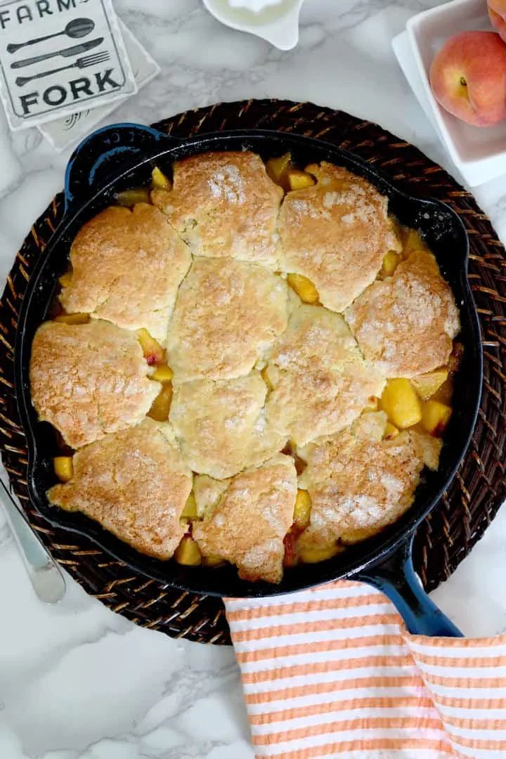 peach cobbler