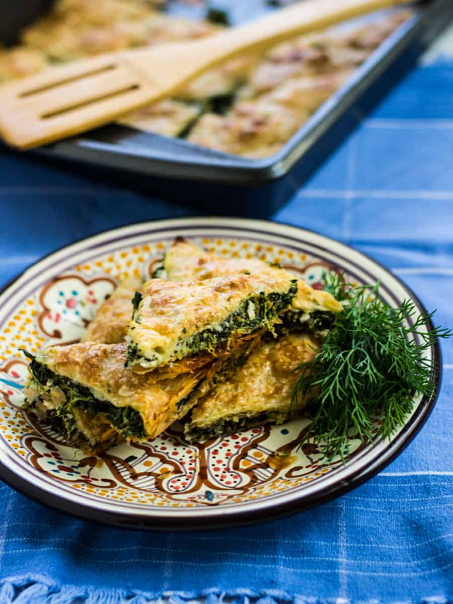 spinach feta borek