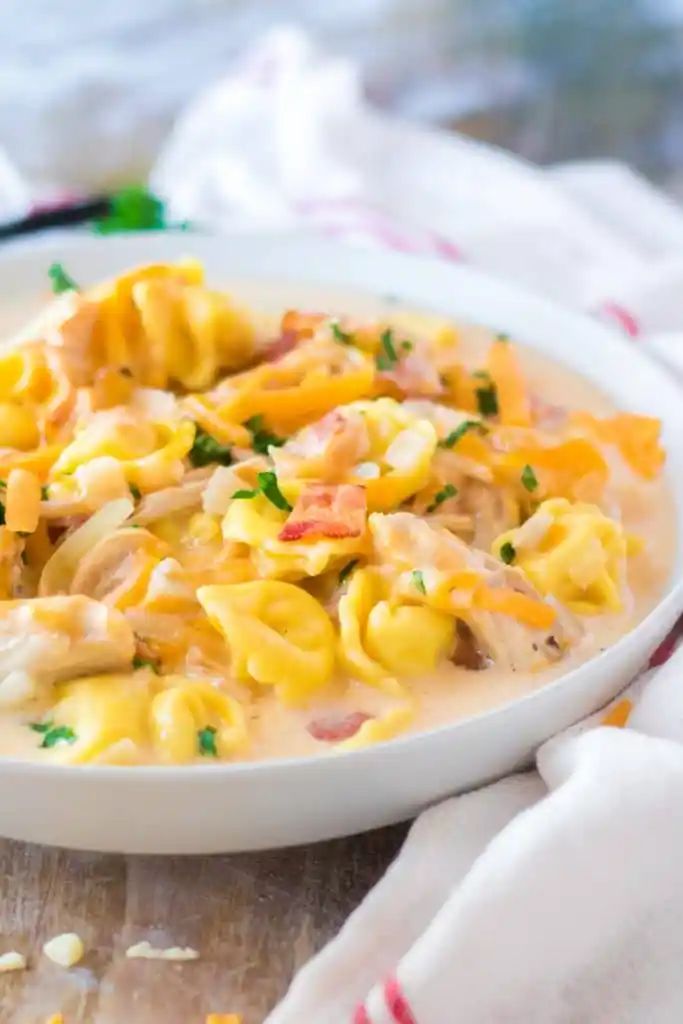 chicken soup with tortellini