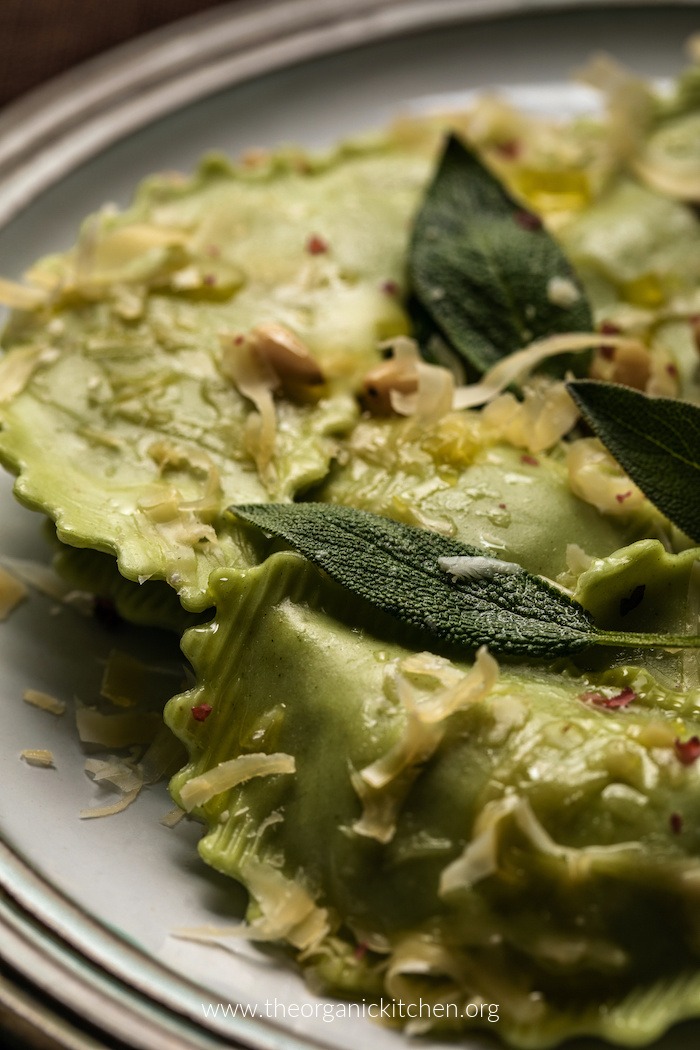 ravioli with sage and butter