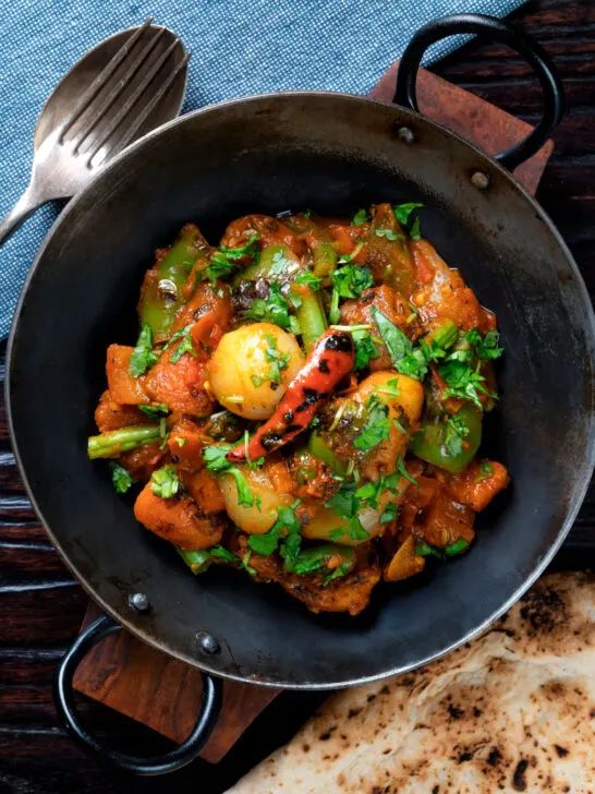 vegetable bhana curry