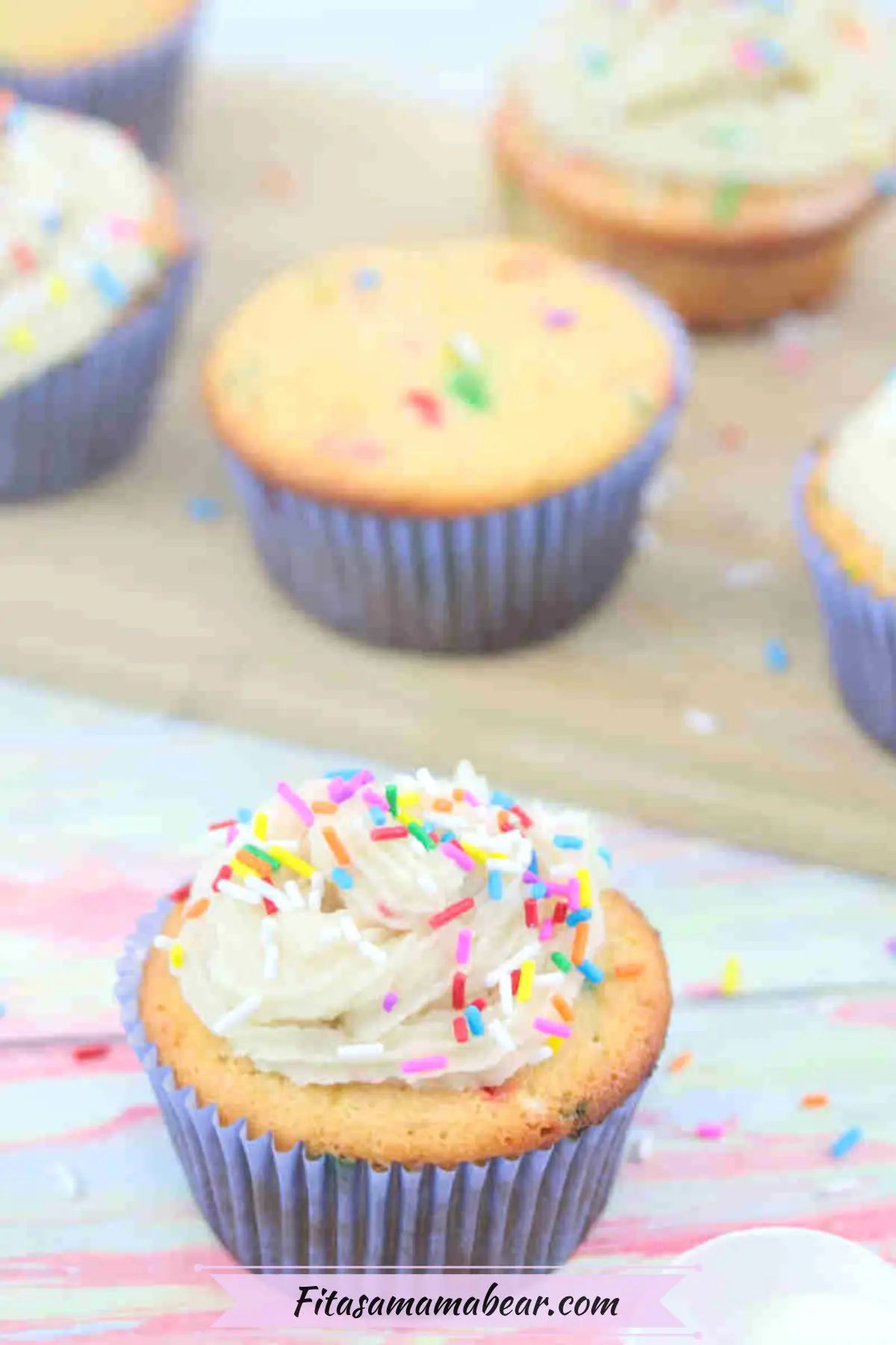 birthday cake cupcakes