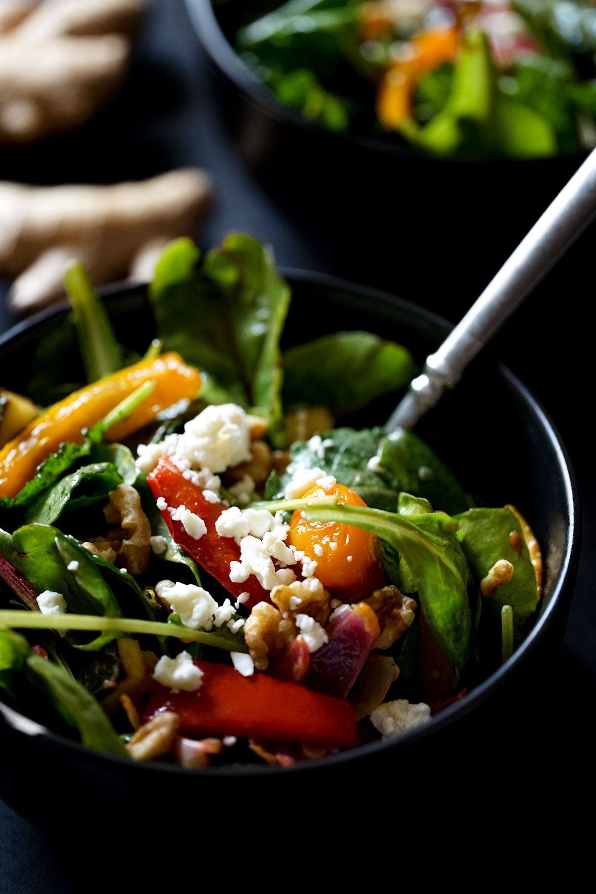 roasted veggie salad