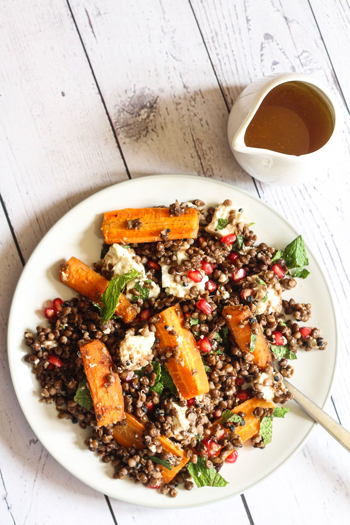 black lentil salad