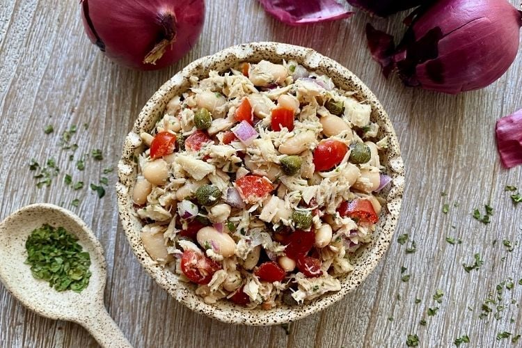 white bean tuna salad