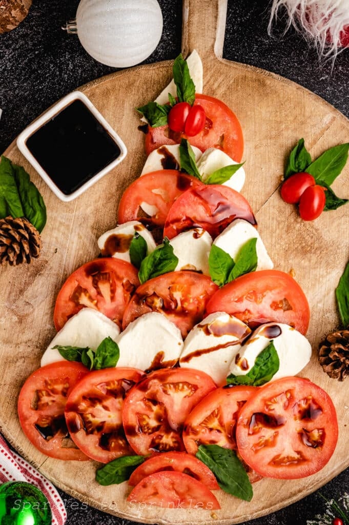 caprese Christmas tree