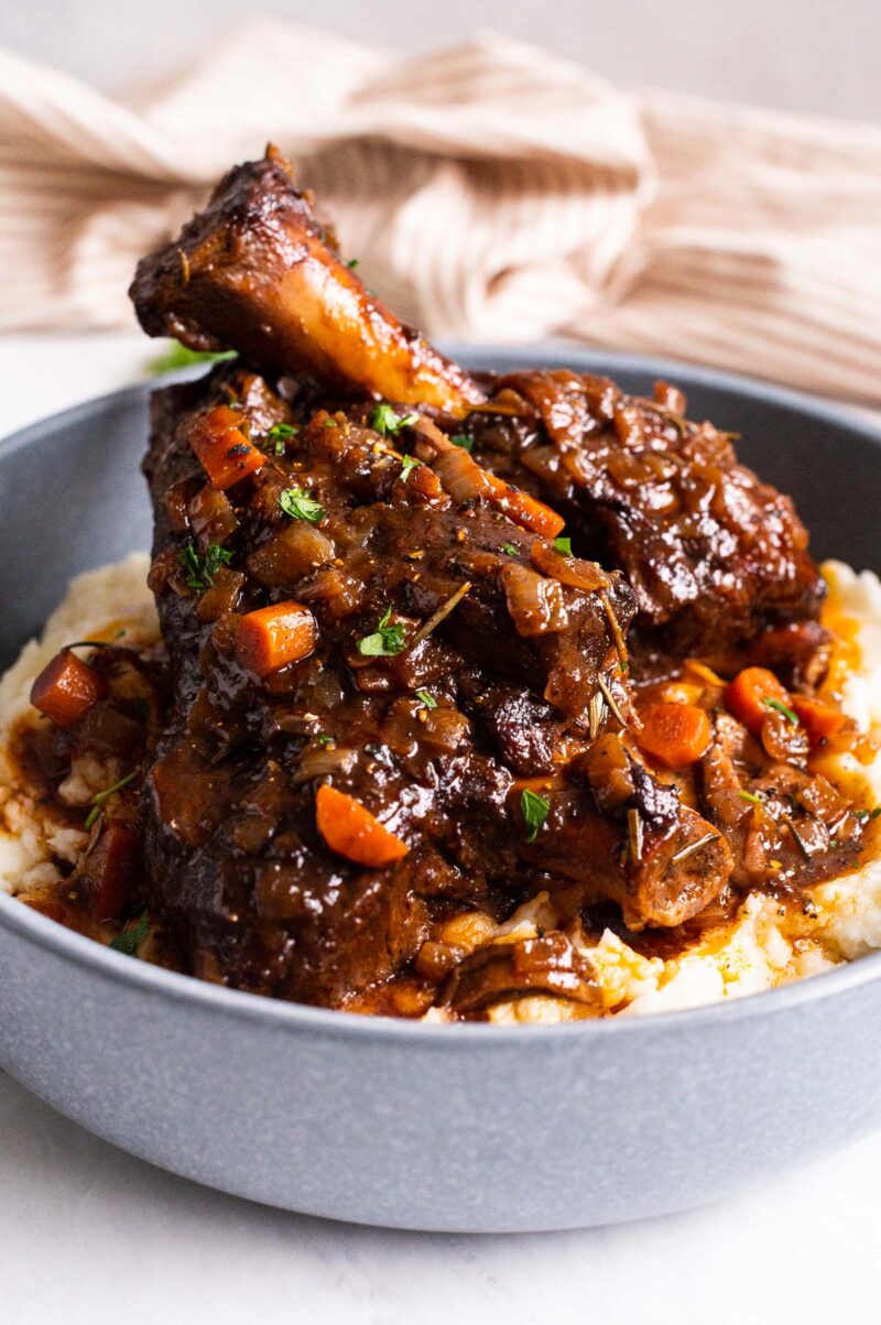 braised lamb shanks