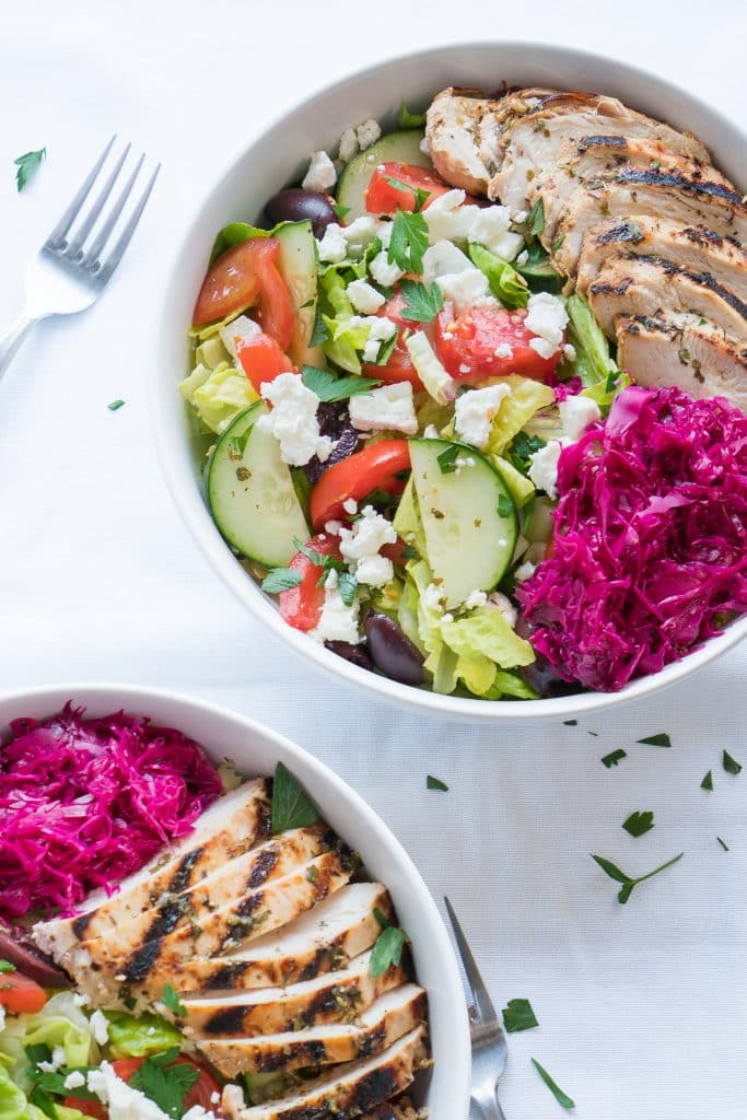 mediterranean salad bowl