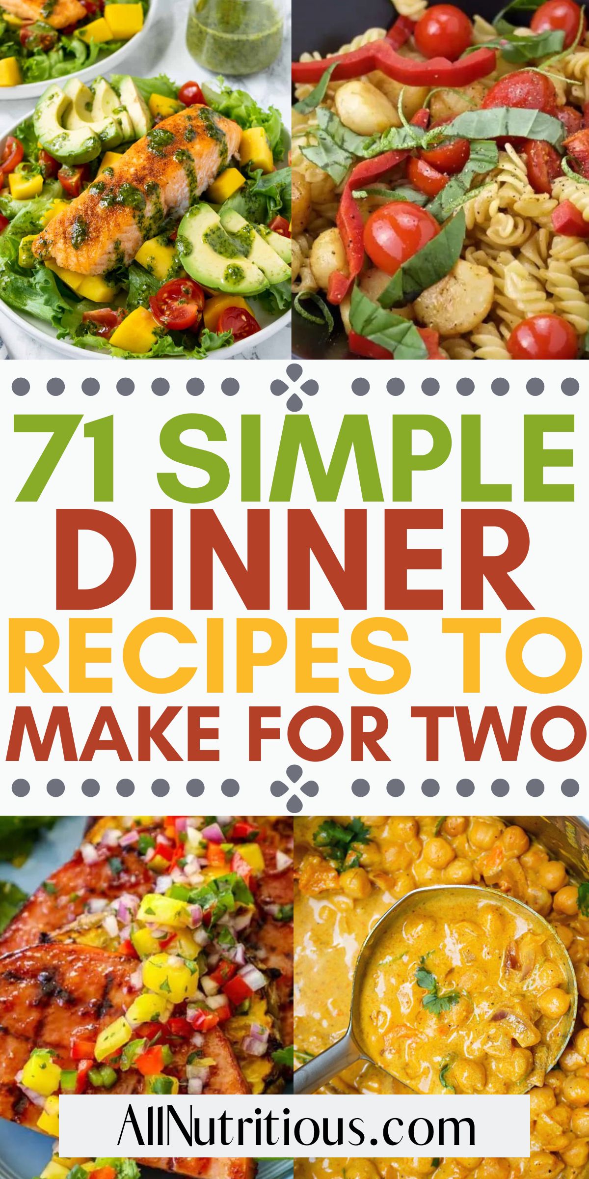 dinner recipe ideas for two