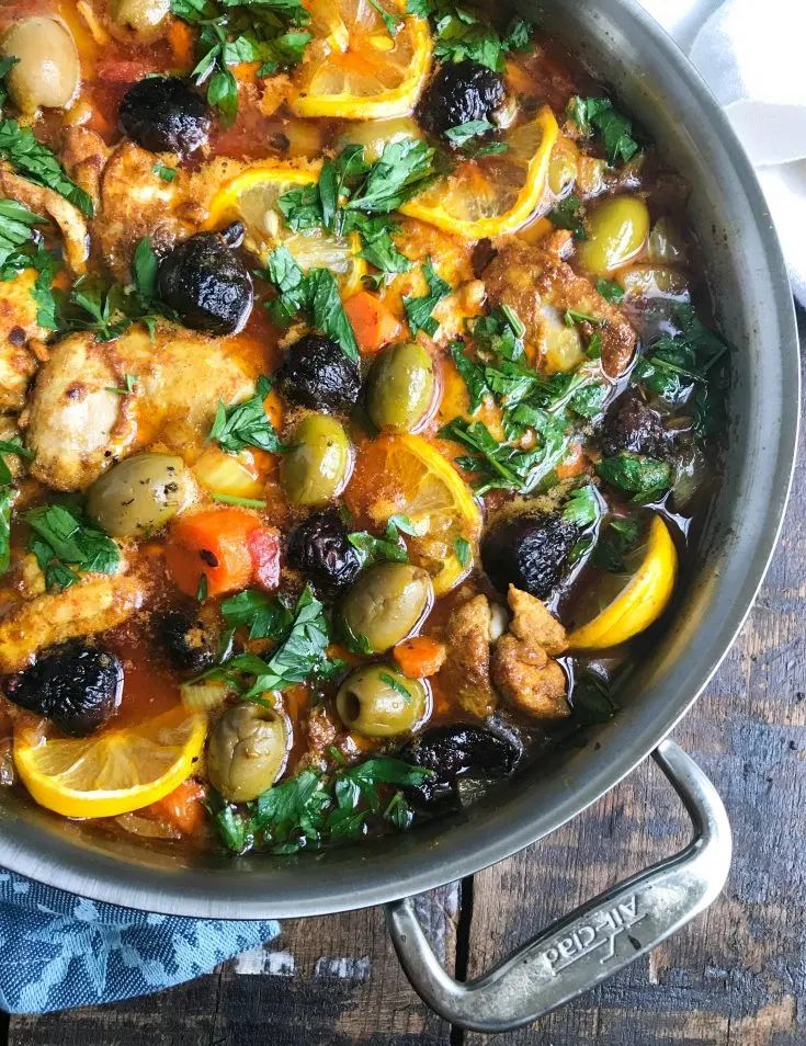 Moroccan chicken thighs