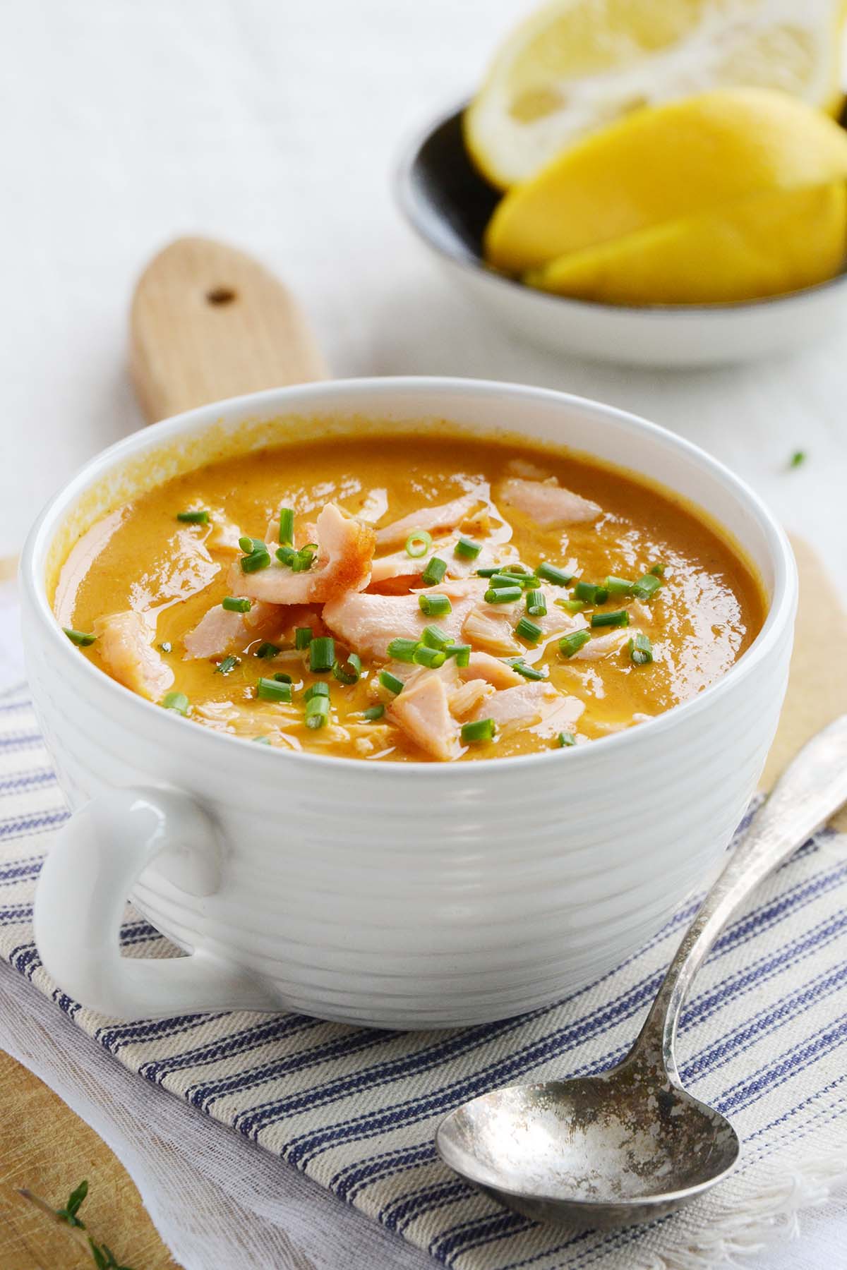 salmon bisque
