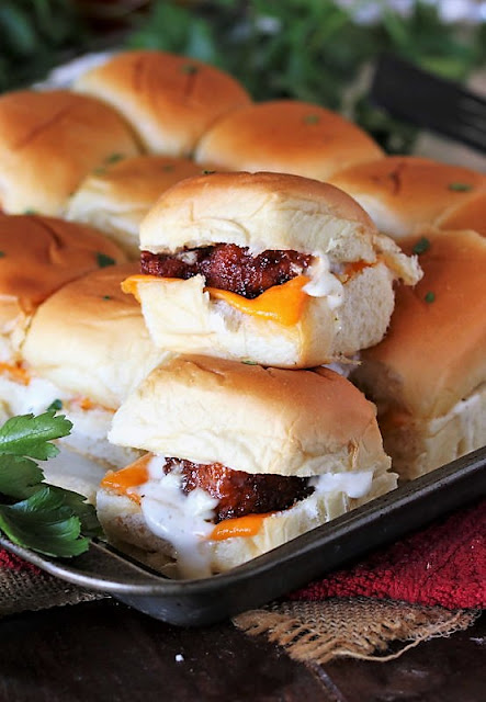 honey bbq chicken sliders