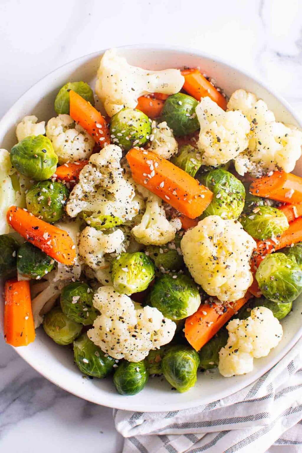 steamed vegetables