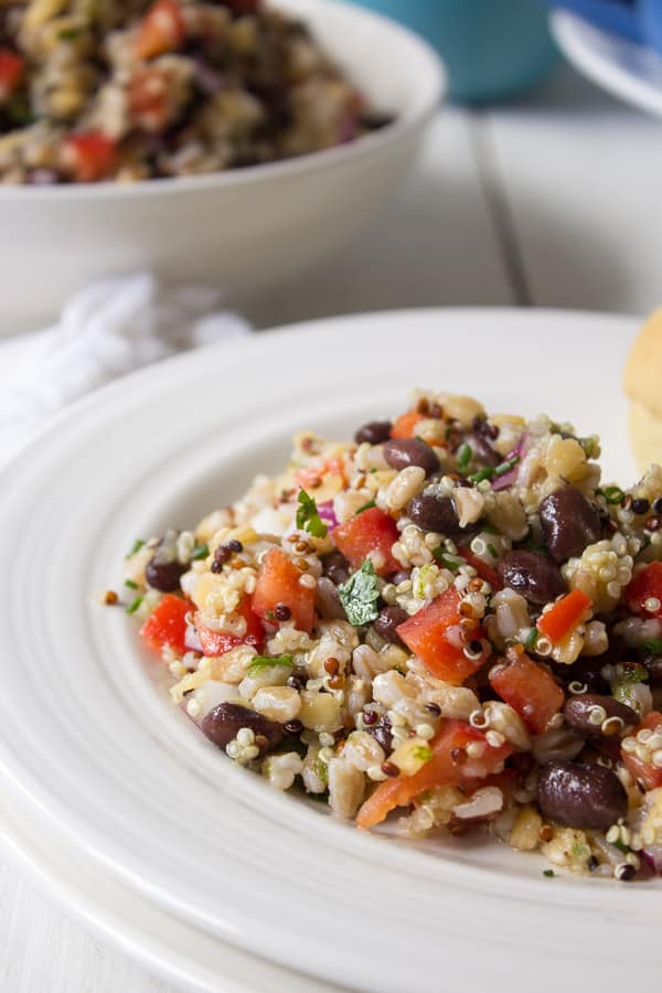 quinoa farro salad