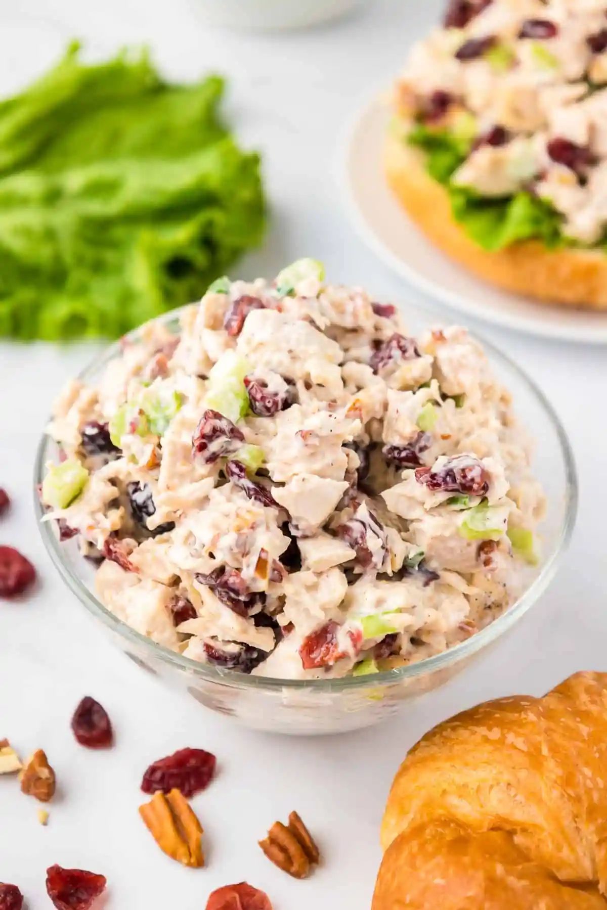 cranberry chicken pecan salad