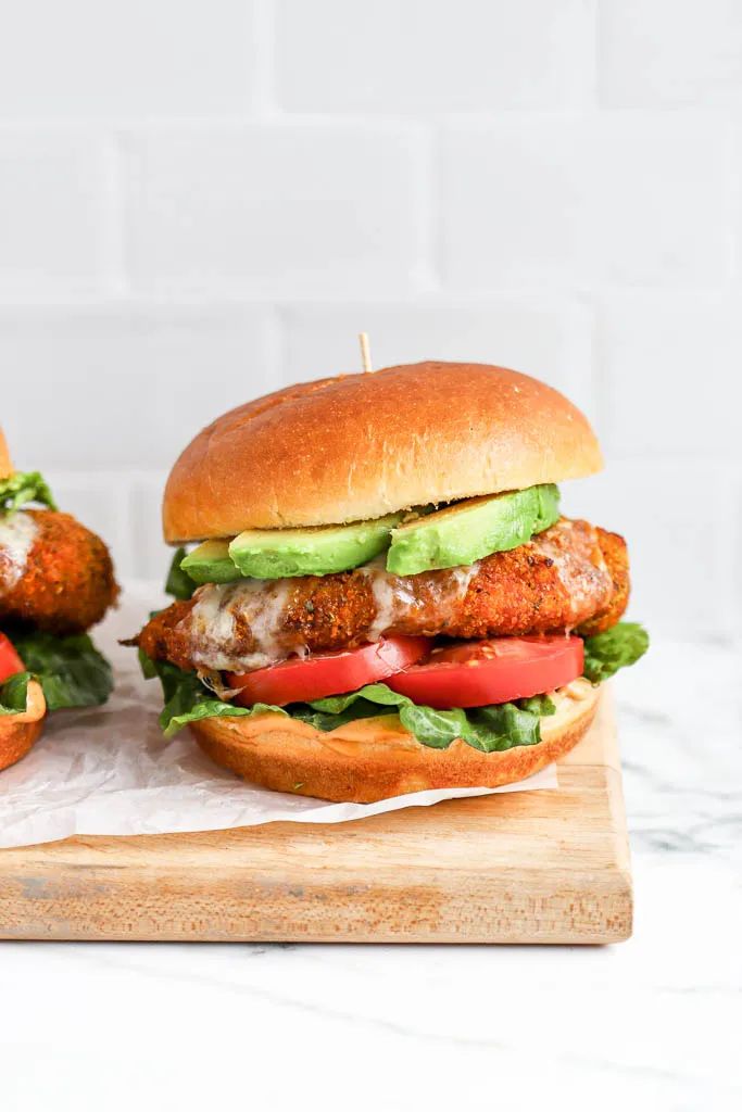 air fryer chicken burgers