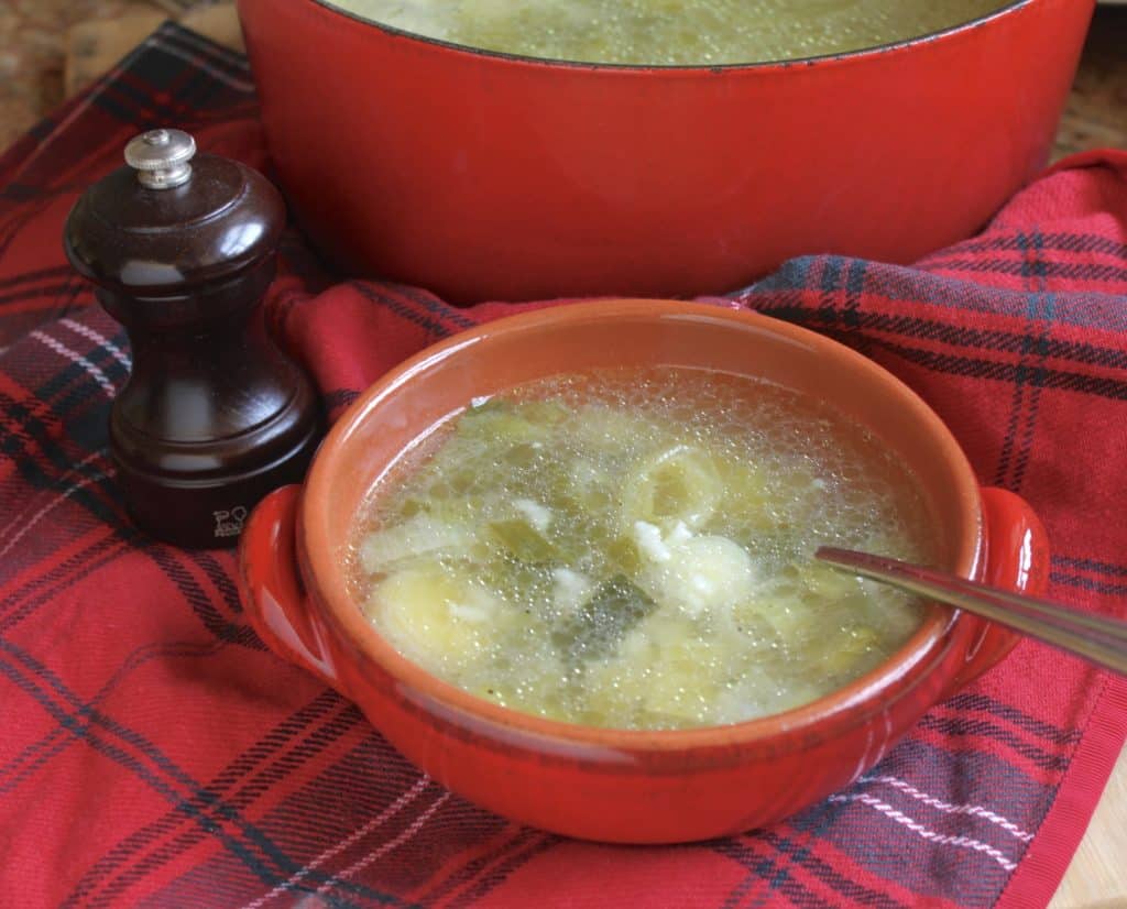 scottish chicken leek soup