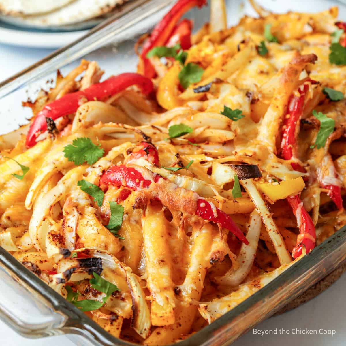 chicken fajita casserole