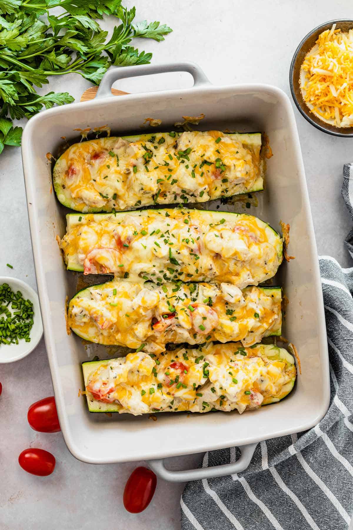 stuffed zucchini boats